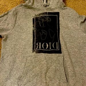 Gray vintage Dior hoodie